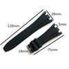 Silicone Watch Band for AP Royal Oak Offshore Series 15710 26470 Folding Buckle Rubber Strap 28mm
