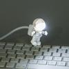 Mini Astronaut Night Light Creative LED Reading Lamp Flexible USB Tube Spaceman For Laptop PC Keyboard Notebook Table Desk Light