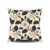 Spring Flower Print Pillow Cover for Home Living Room Sofa Cushion Cover Linen Print Cushion Cover