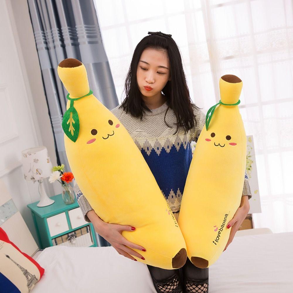 Stuffed Toys Plush Plants Fruit Plush Doll Banana Plush Toy Banana Stuffed Toys Fruit Plush Pillow