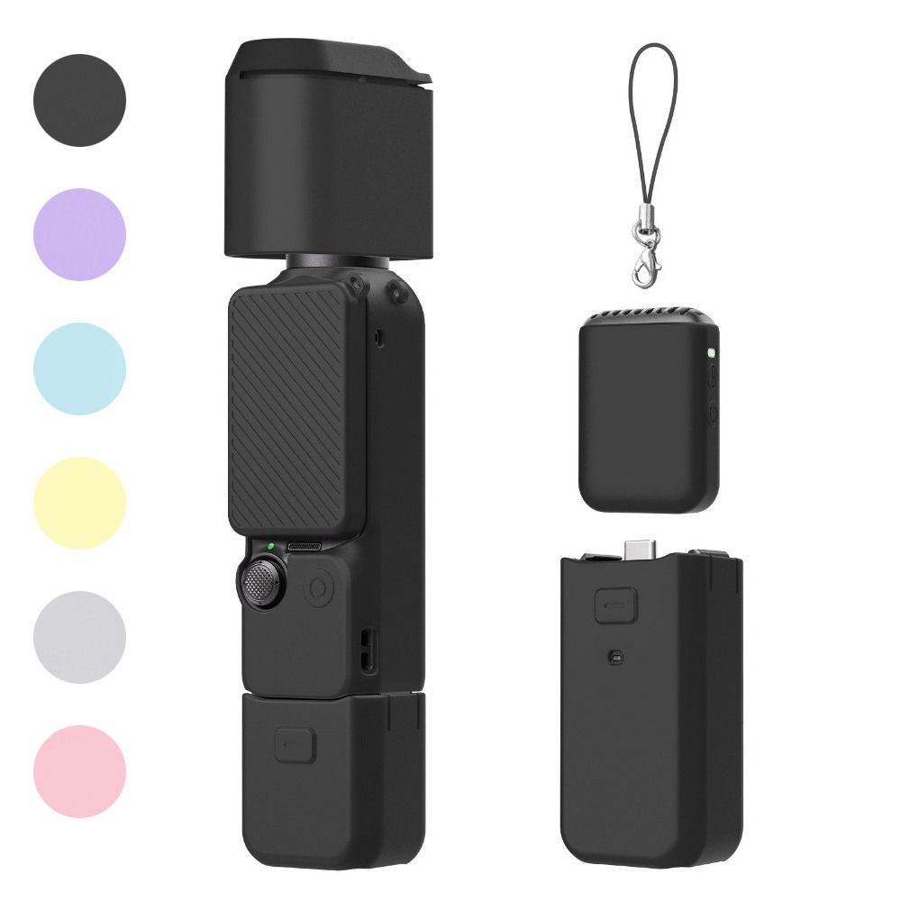 6pcs/Set Silicone Protective Case for Osmo Pocket Sports Camera Accessories for DJI Pocket 3