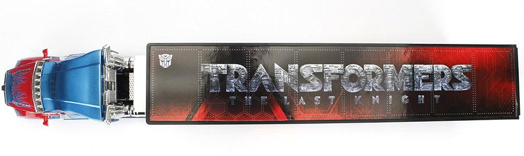 Последний рыцарь 2017 Jada Toys Metals Scale Diecast Vehicle Optimus Prime с прицепом TRANSFORMERS MOVIE 5 THE LAST KNIGHT JADA TOYS METALS DIE CAST