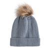 New Candy Colors Winter Hat Women Pompoms Hat Soft Trendy Beanie Hat Basic Daily Leisure Cap