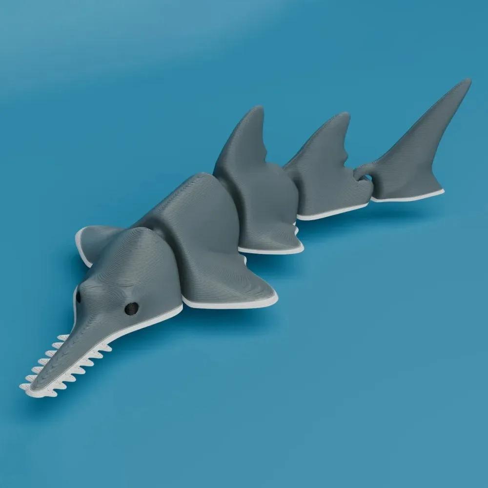 3D-печатная модель сустава мелкого животного, гибкая имитация акулы, косатки, украшение для дома, идеальный подарок для друзей, семьи