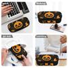 Pen Case Roomy Interior Durable Polyester Fabric Smooth Zipper with Mesh Pocket Removable Divider and Pen Slots for Everyday Study