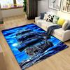 Sea monster, Boat Ship Barque Area Rug Large,Carpets Rug for Living Bedroom Sofa Doormat Decoration,Kids Play Floor Mat