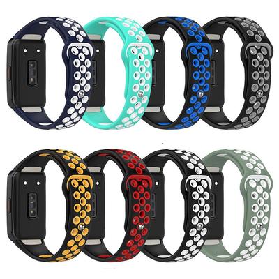 Спортивный силиконовый ремешок для Huawei Band 6/Honor Band 6, умный браслет-браслет