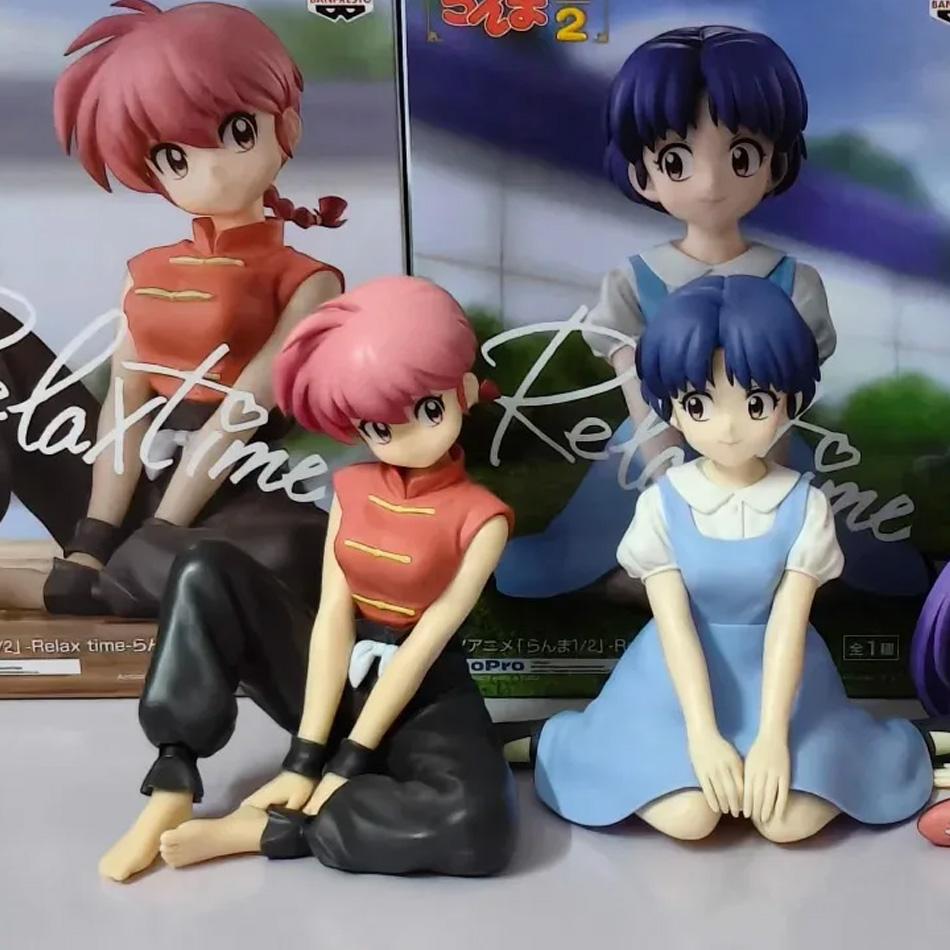 Аниме Ranma 1/2 BANDAINAMCO BANPRESTO Relax Time Шампунь Тэндо Аканэ Ранма ПВХ Фигурка Модель Коллекционная Фигурка Игрушка