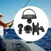 Крепление на 360 градусов, поворотное основание для эхолота на морской каяк, основание для эхолота, вращающаяся опора для эхолота