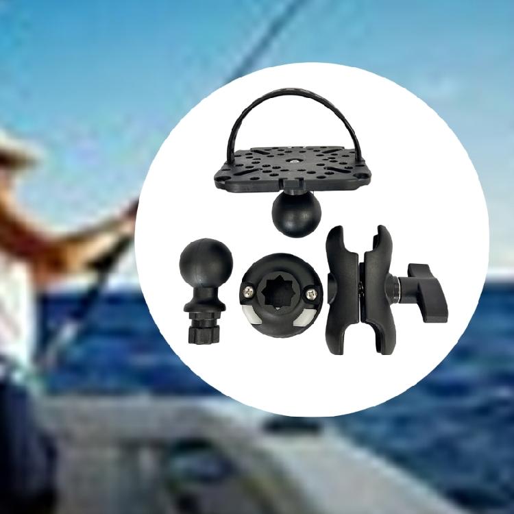 Крепление на 360 градусов, поворотное основание для эхолота на морской каяк, основание для эхолота, вращающаяся опора для эхолота