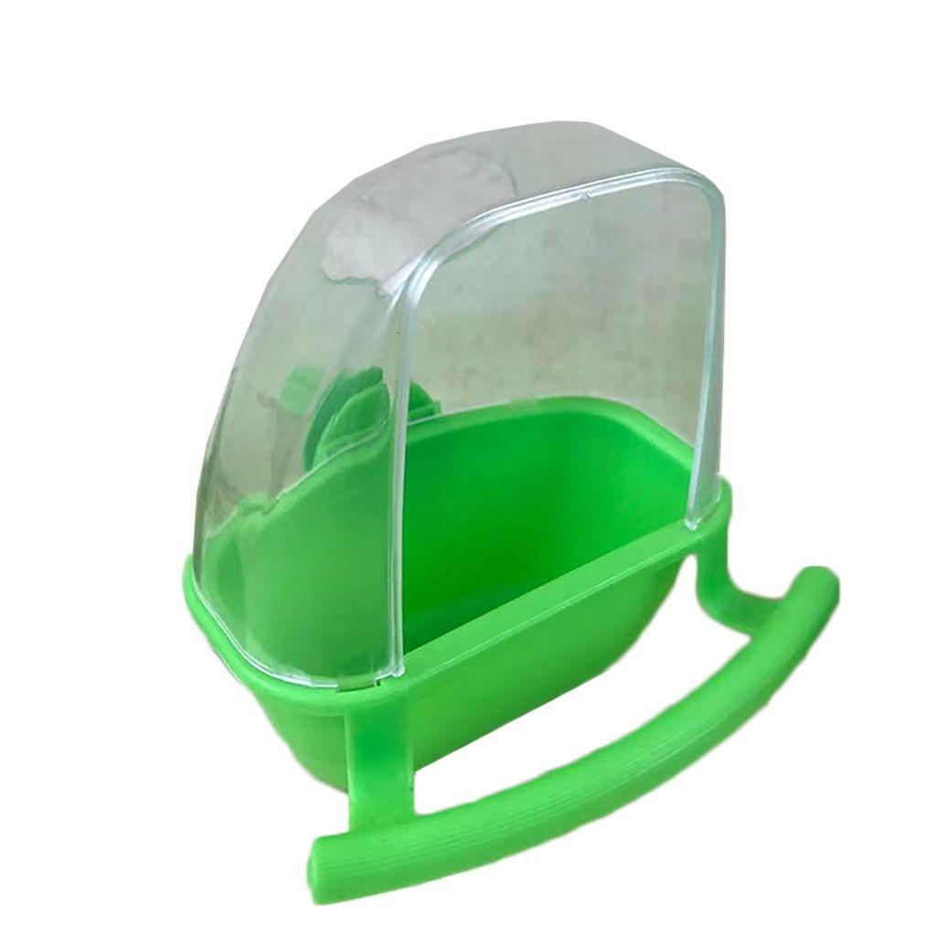 On Cage Bird Cage Decor Clear Bird Food Container Birds Watering Bowl Bird Feeder Parrot Supplies