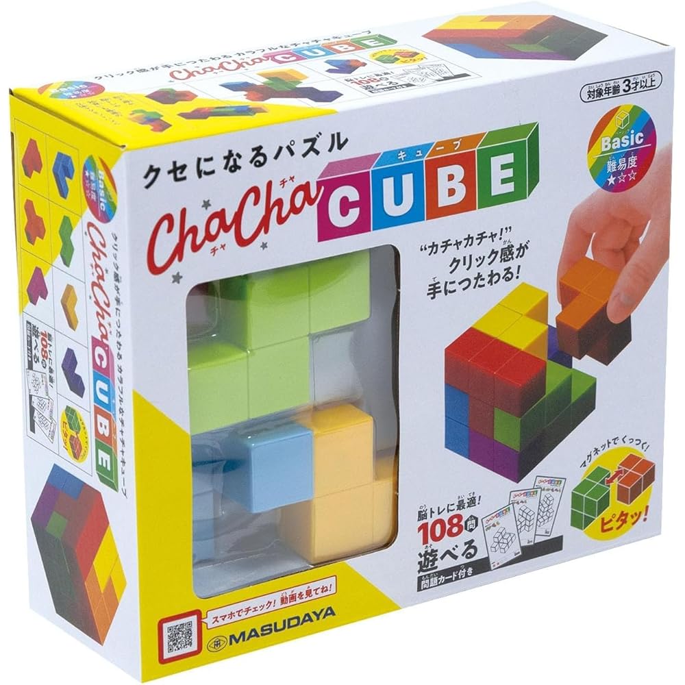Masudaya Corporation ChaChaCube Цветные Строительные Блоки Игрушка для Детей Образовательная Забава