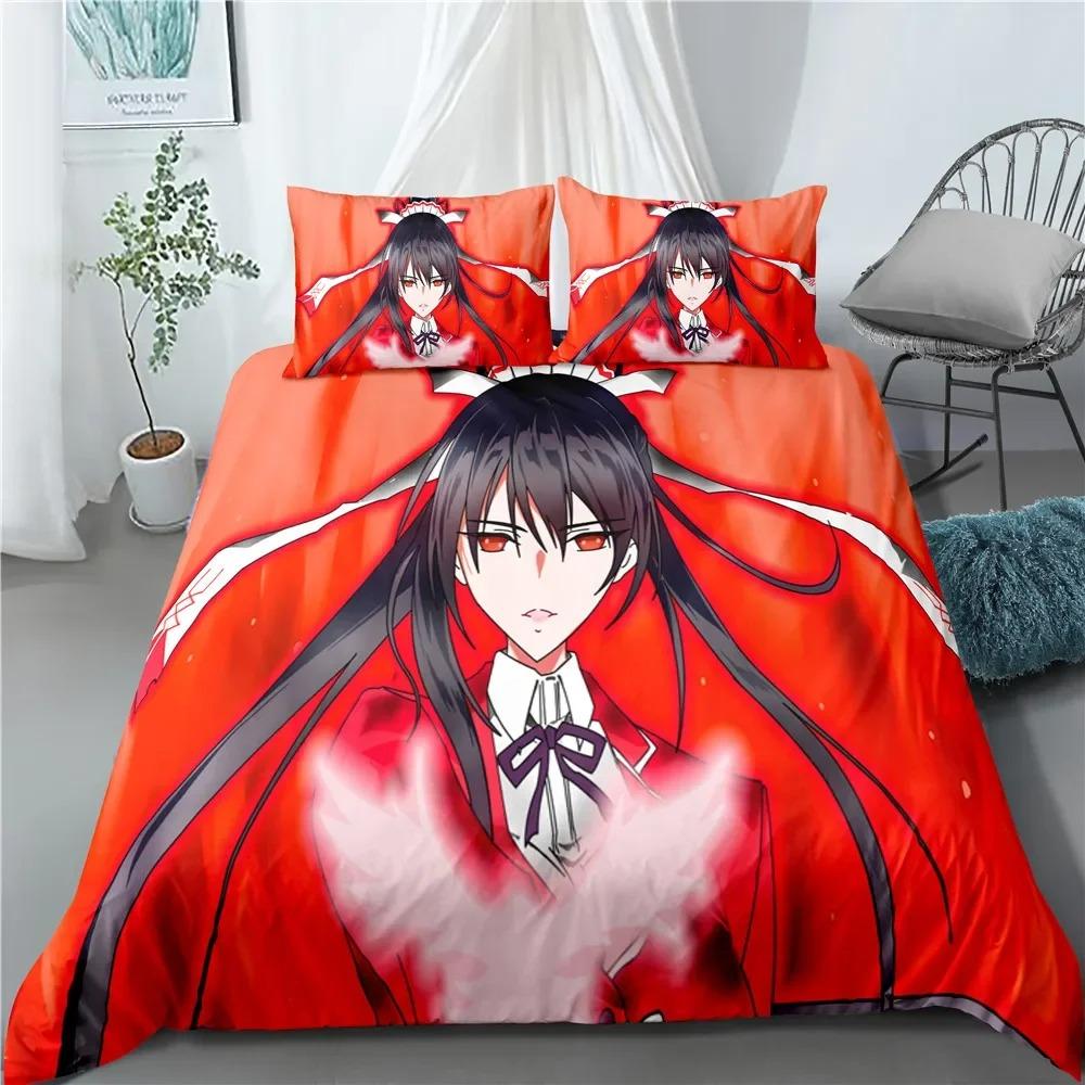 Аниме High School DxD 3D Принт Постельное Белье Пододеяльники Наволочки Одеяло Постельный Комплект