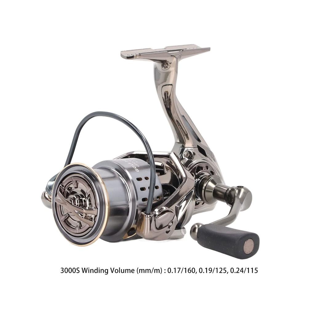 Spinning Reel Fishing Reel 5.2:1 Lightweight Increased Bevel (3000S)