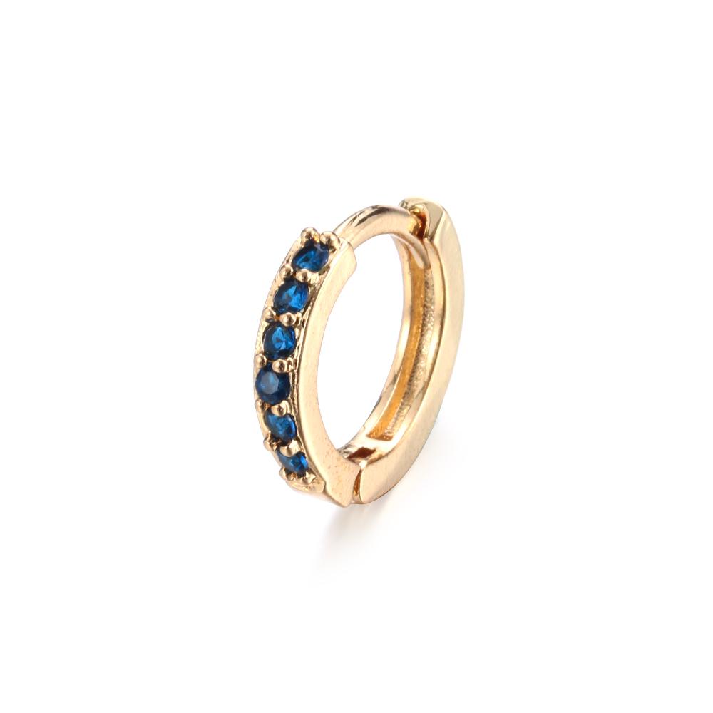 Tragus Daith Conch Snug Циркон Серьги-гвоздики для ушей Красочные серьги с цирконием CZ Пирсинг ушей с кубическим цирконием