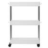 Multilayer Slim Storage Cart Mobile Shelving Unit Organizer Storage Rack for Kitchen Bathroom