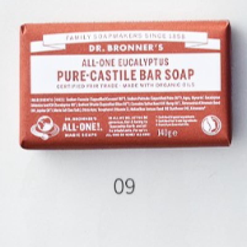 Dr. Bronner S Almond Pure caStile Bar Soap 140g
