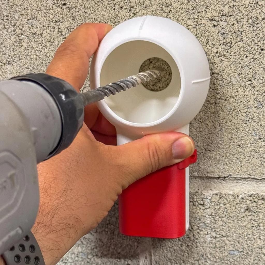 Universal Reusable Power Tool Dust Collector Box For Bottle Attachment Prevent Mess During Drilling Plastic Construction