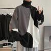 Turtleneck Sweater Men's Hong Kong Style Men's Knitwear Winter Sweater Thick Fashionable Loose Casual Outer Wear Sweater