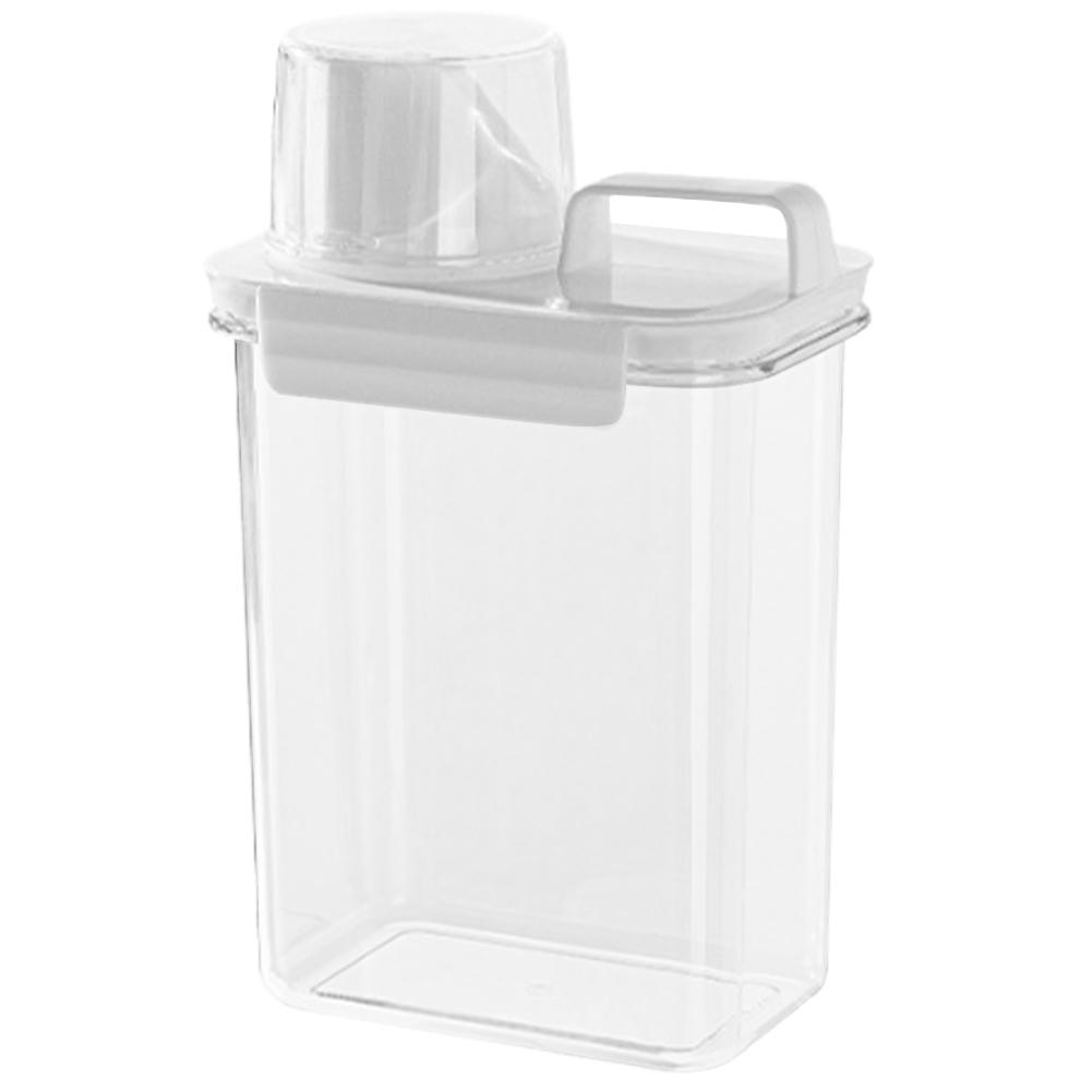 Диспенсер для стирального порошка с мерным стаканом, контейнер для стирального порошка, контейнер для ароматических шариков для прачечной