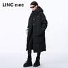 Jin Yujie Unisex Hooded Long Puffer Down Jacket