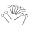 10pcs M5 Eye Bolt Stainless Steel Ring Bolts Machine Welded Closed Screw Rod Eye Screw Bolts