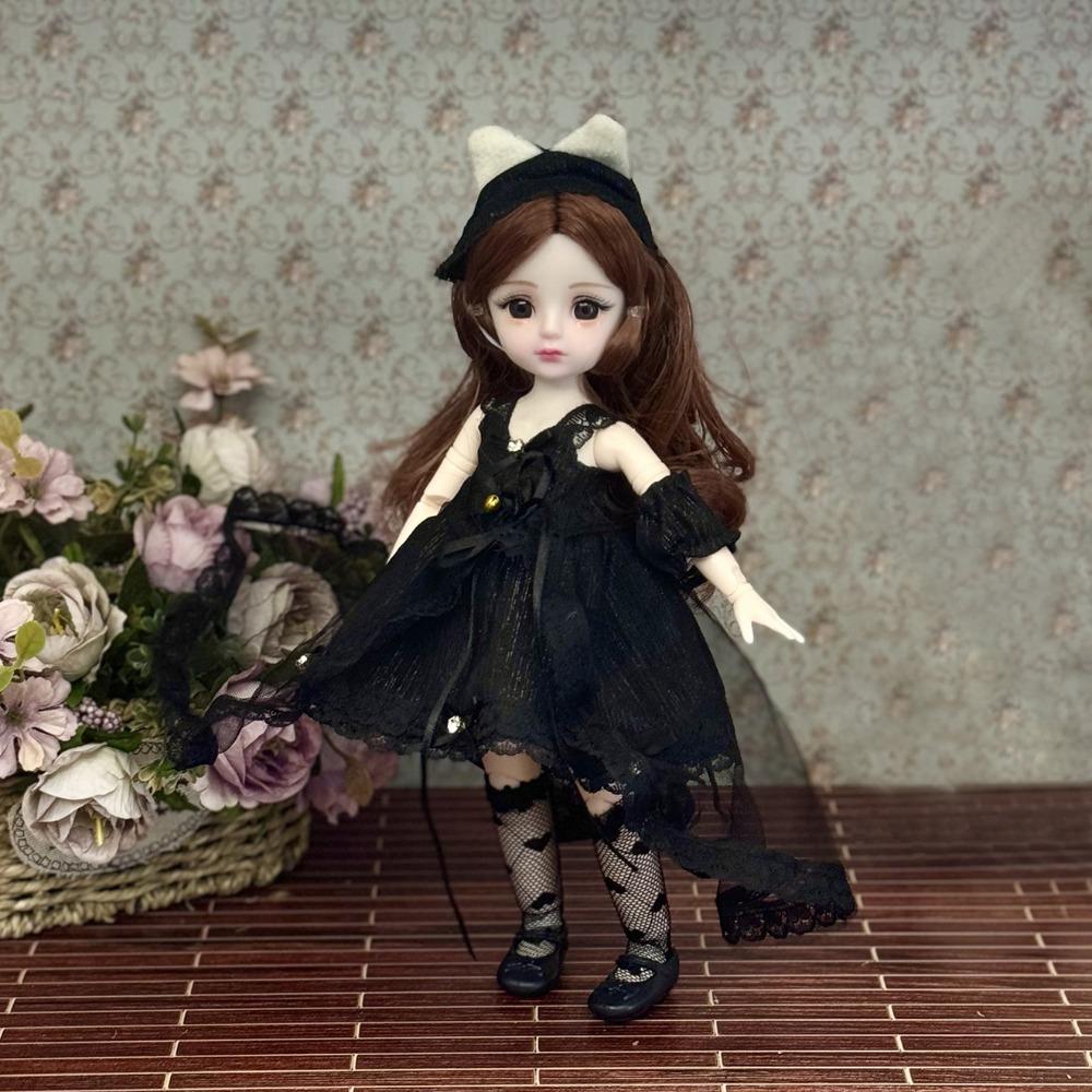 Кукла с одеждой и подвижными суставами, кукла для переодевания 1/6 BJD, кукла для одевания 30 см BJD, подарки для девочек