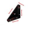 12Pcs L-Brackets Furniture Corner Brace Thick Angle Code Triangle Corner Brackets  Cabinet