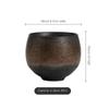 1pc Japanese Style Handmade Stoneware Tea Cup Kung Fu Tea Set Tea Cup Small Single Cup Ancient Style Quiet Road Cup Bowl Teacup