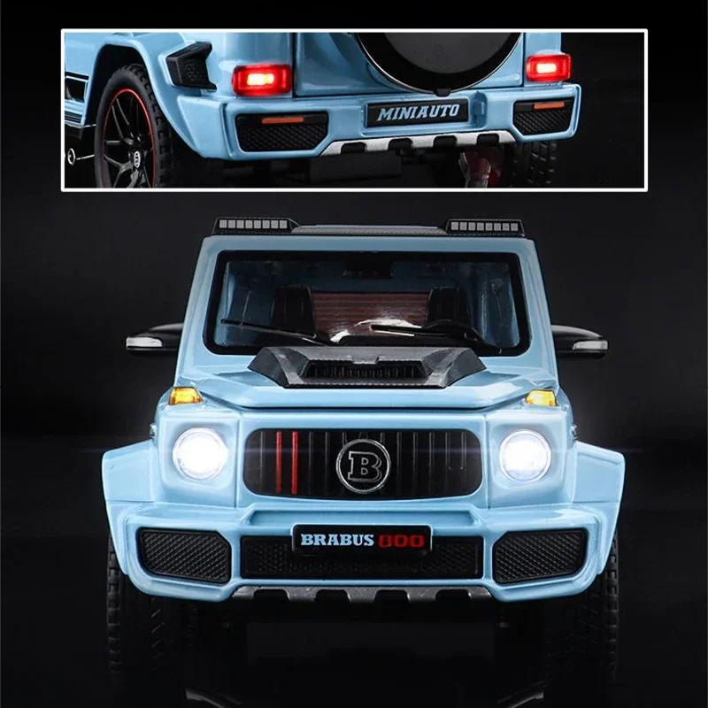 1:24 G800 Высокодетализированная литая металлическая модель автомобиля Звук Свет Оттяжка Коллекция Детская игрушка Подарок