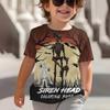 3D Print Siren Head Baby Clothing  Male Outdoor Clothes for Children Boy Girl Child T-Shirt Top Shirts