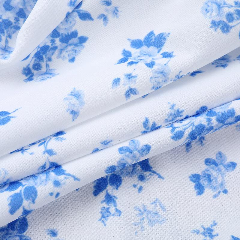 Осеннее женское платье на бедрах Fashion Ethos Slim-fit Print Top Dress A-swing