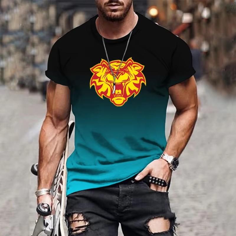 Мужская футболка с 3D-принтом, повседневная летняя футболка с коротким рукавом, мужская классная свободная одежда XS-6XL, винтажные футболки больших размеров, топы