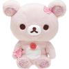 San-X Rilakkuma "Sakura Theme Plush Toy" Collectible Sitting Plush Toy Korilakkuma MV22701 Size: Approx. H160 X W150 X D90mm