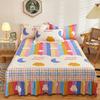 100% Cotton Bed Skirt Pure Cotton Non-Slip Bedspread Simmons Anti-Shift Protective Cover One-Piece Bed Skirt Pillowcase Three-Piece Set