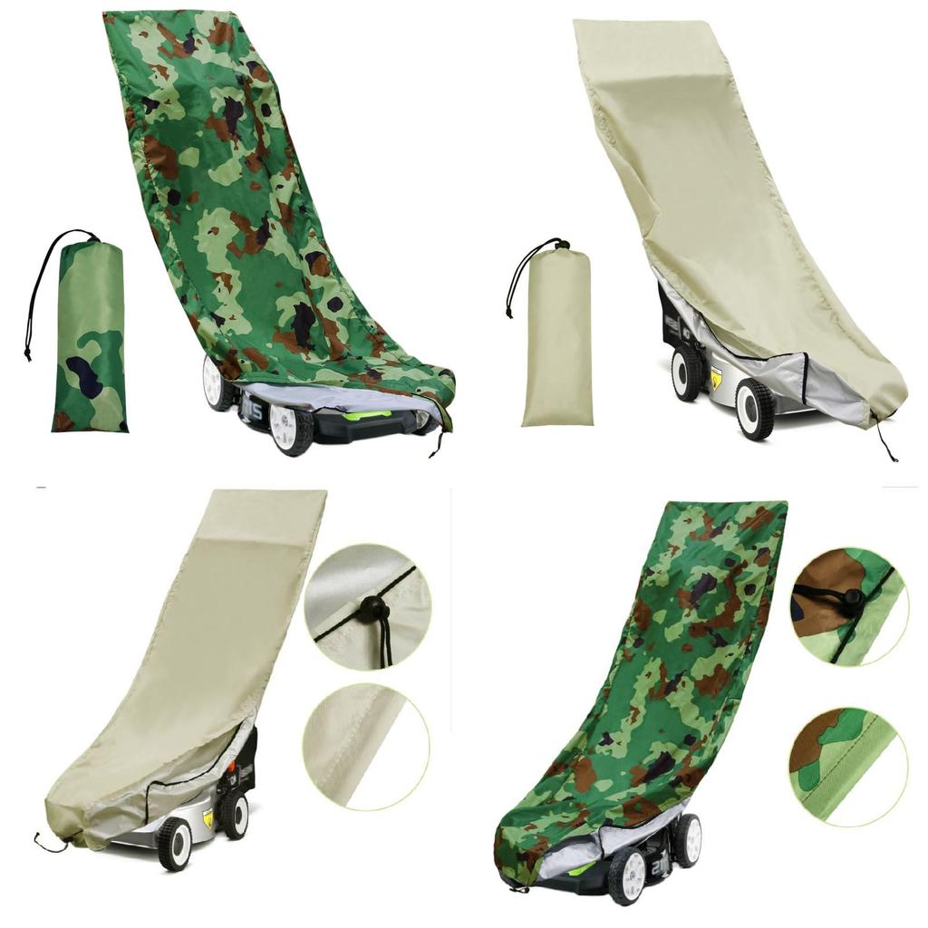 Чехол для газонокосилки Водонепроницаемый Сверхпрочный Мешок для хранения самоходной газонокосилки Кулиска С