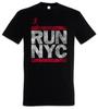 Футболка Run NYC Мужская Мужские Женские Футболки Топ Нью-Йоркский Забег Fun DMC Марафонский Бегун Соревнование