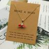 Bee Necklace Cute New Fashion Girl Women Necklace Golden Copper Color Lovely Pendant Neck Zircon Dropshipping