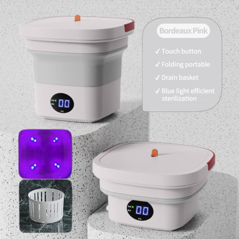 Folding Washing Machine Mini Portable Cleaning Wachine For Wash Underwear, Underpants, Socks, Baby Small Clothes