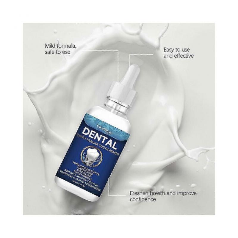 (2pcs)1-3x 60 мл Раствор для ухода за зубами Dentite Лечение кариеса Зубная броня