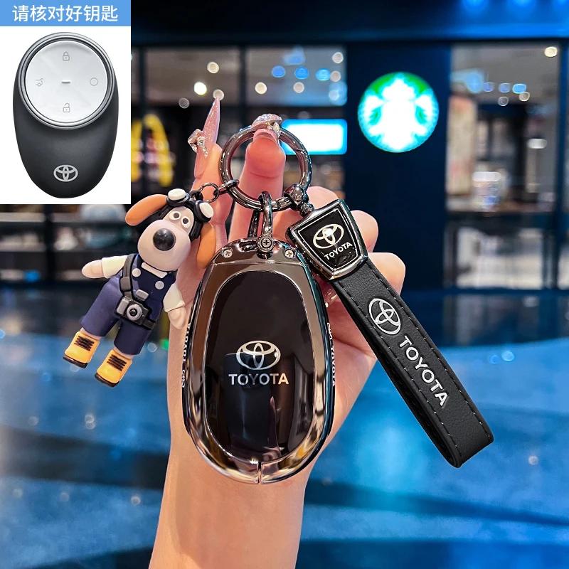 4 Buttons Car Key Case Cover Shell Fob for Toyota bZ3X Bózhì 3X Platinum 3X 2025 Air_Pro_max Car Interior Keychain Accessories