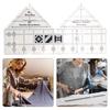 Quilting Ruler 60/90 Degrees Patchwork Sewing Ruler Template Stencil Guide DIY Sewing
