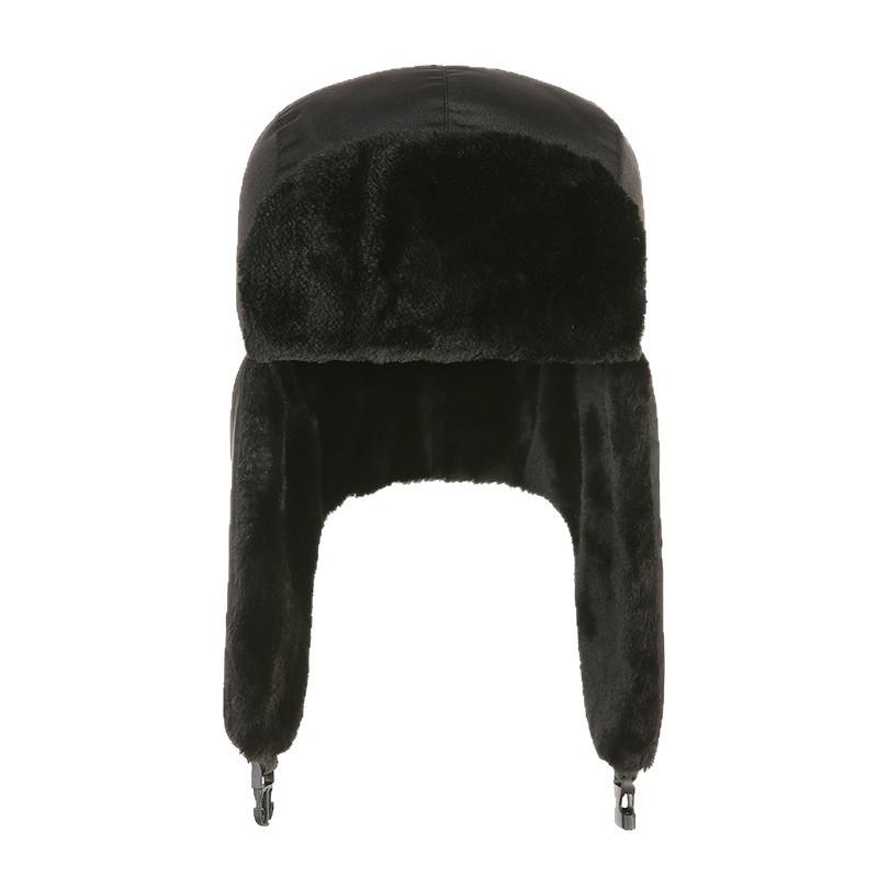 Зимняя шапка с ушами Зимняя унисекс Корейский стиль Модная Шапка-ушанка Северо-восточная Теплая Хлопковая Уличная Летная шапка