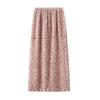 Women Skirt Solid Color Shiny Sequin Decoration Midi Skirt Elastic High Waist Back Slit Design Skirt Beach Weddings Skirt