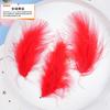 20Pcs57 Big Red Feather Diy Jewelry Accessories Clothing Handicrafts Decorative Materials