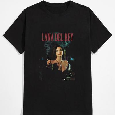 Редкая черная футболка с коротким рукавом Lana Del Rey Born to Die Размеры S-5XL SN287