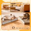 PatiencET Cat Scratching Board 4 Pack, Cardboard Cat Scratcher with Catnips, Flat Double-Sided Cat Scratch Pad for Indoor Small Medium Cats Kittens