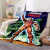 Science Fiction Adventure Cartoon Masters of the Universe Cashmere Blanket 3D Printed He-Man Cartoon Flannel Bedspread Camping