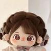 20cm Miaomiao Cotton Doll Stock Interchangeable Baby Clothes Plush Doll Dress Up Cospslay Anime Figure Children Girl Toys