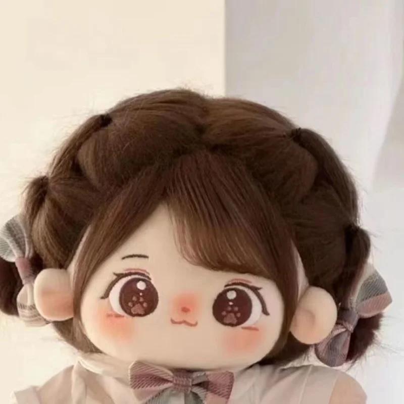 20cm Miaomiao Cotton Doll Stock Interchangeable Baby Clothes Plush Doll Dress Up Cospslay Anime Figure Children Girl Toys